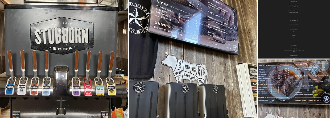 Harlem Road Texas BBQ Menu