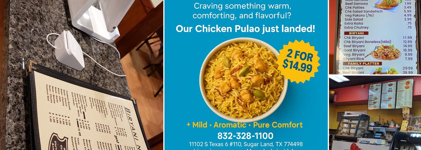 Biryani n' More Menu