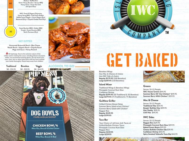 Island Wing Company - Hunters Creek Menu