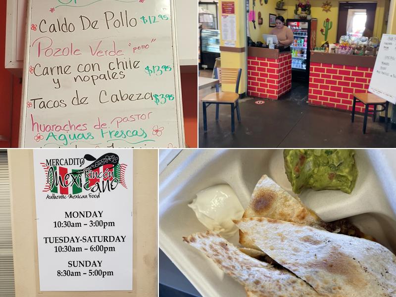 El Mercadito Rincon Mexicano Menu