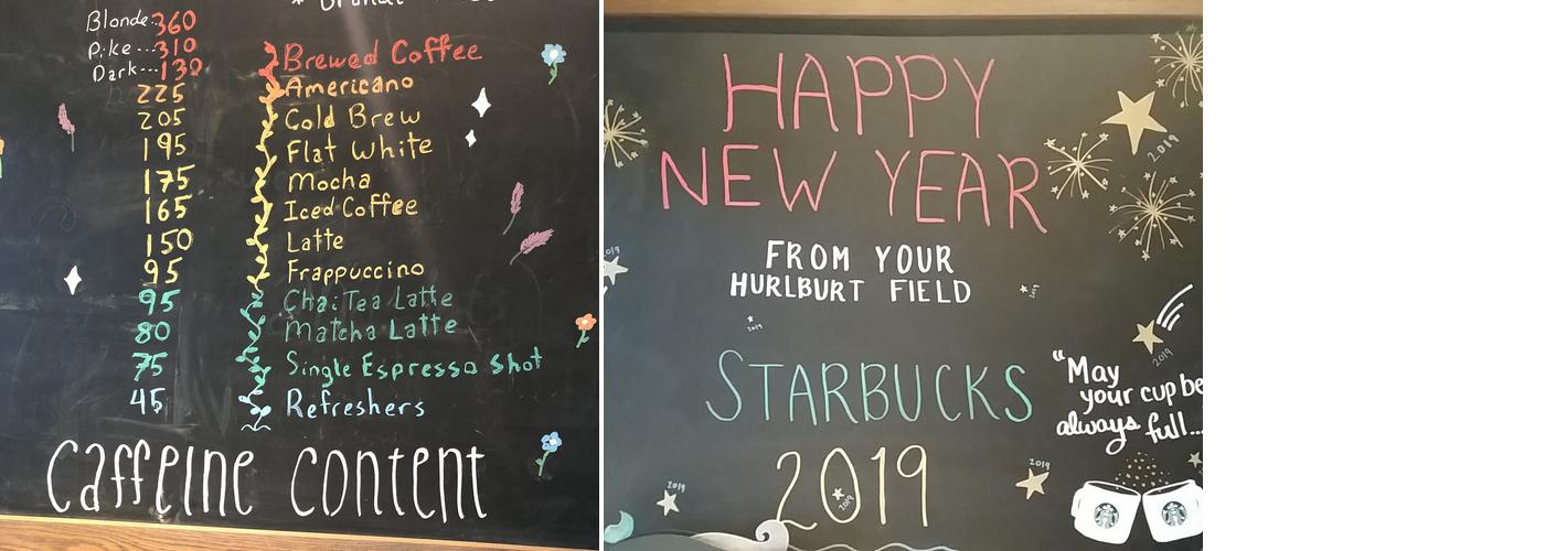Starbucks Menu