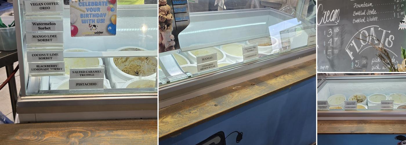 butter'dudder Premium Ice Cream Menu