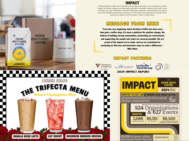 Heine Brothers Coffee - Outer Loop Menu