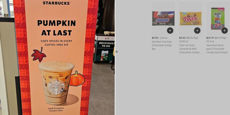 Starbucks Menu