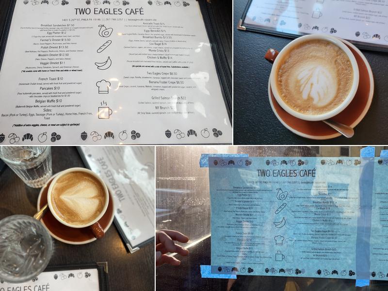 Two Eagles Cafe Menu