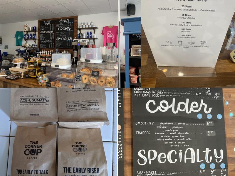 The Corner Cup Coffee Menu