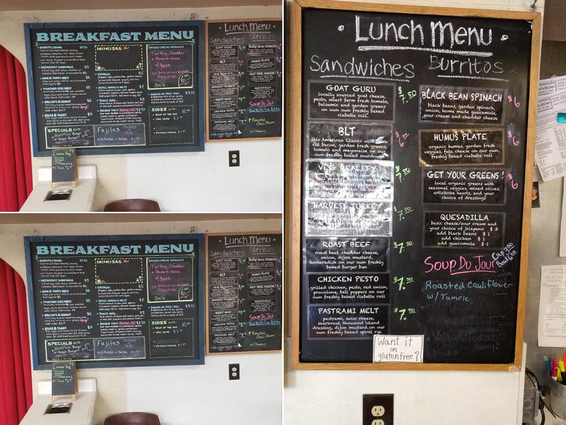 Reality Kitchen Menu