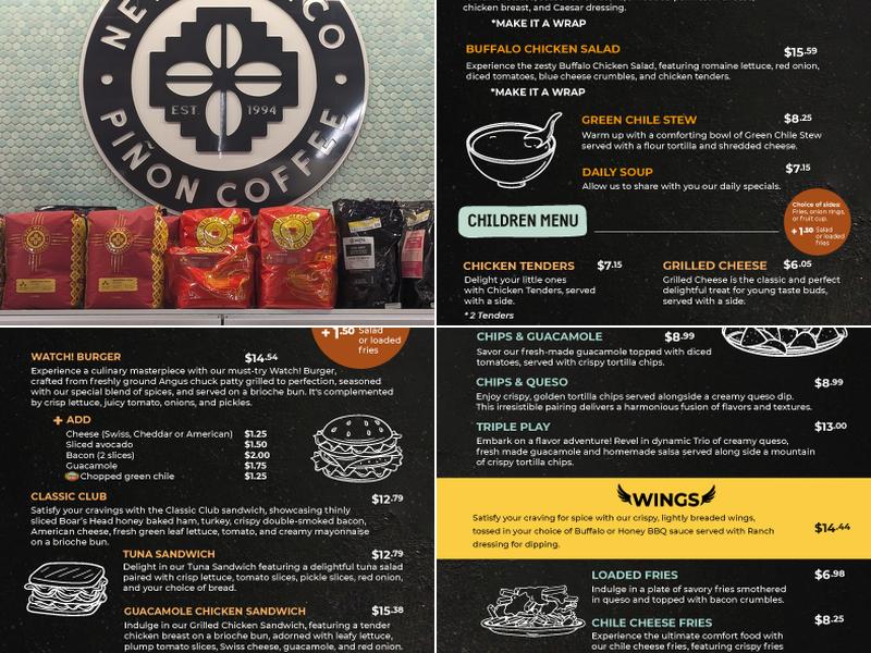 Black Mesa Coffee Co Menu