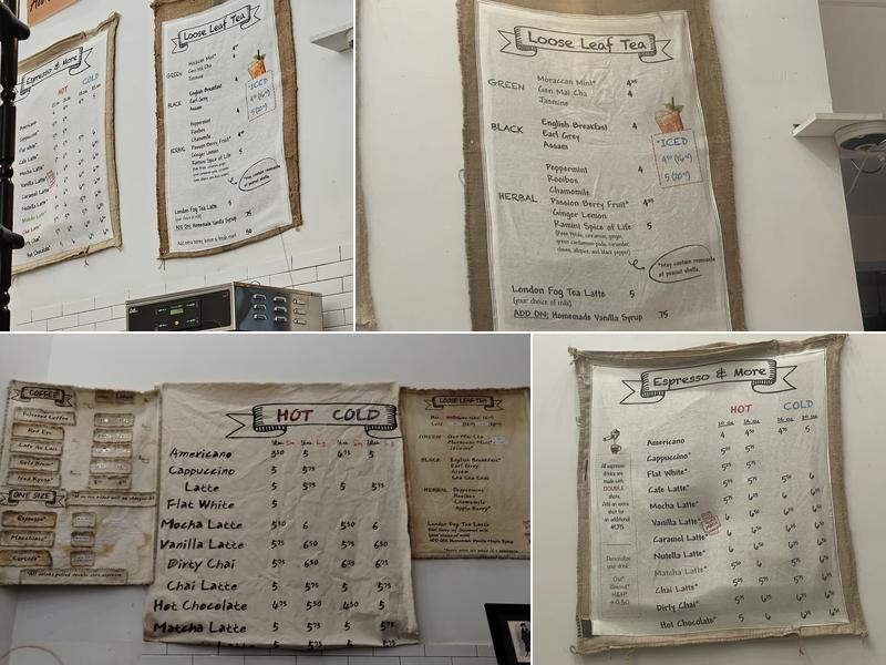 Ramini Espresso & cafe Menu