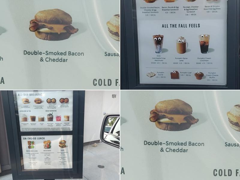 Starbucks Menu