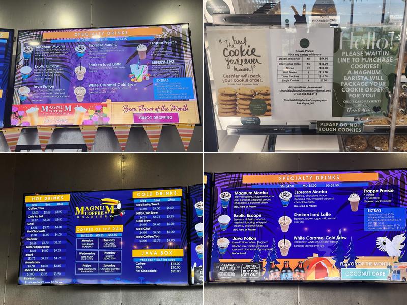 Magnum Coffee Roastery Café & Store Menu