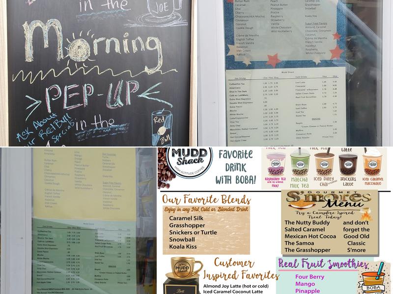 Mudd Shack Menu