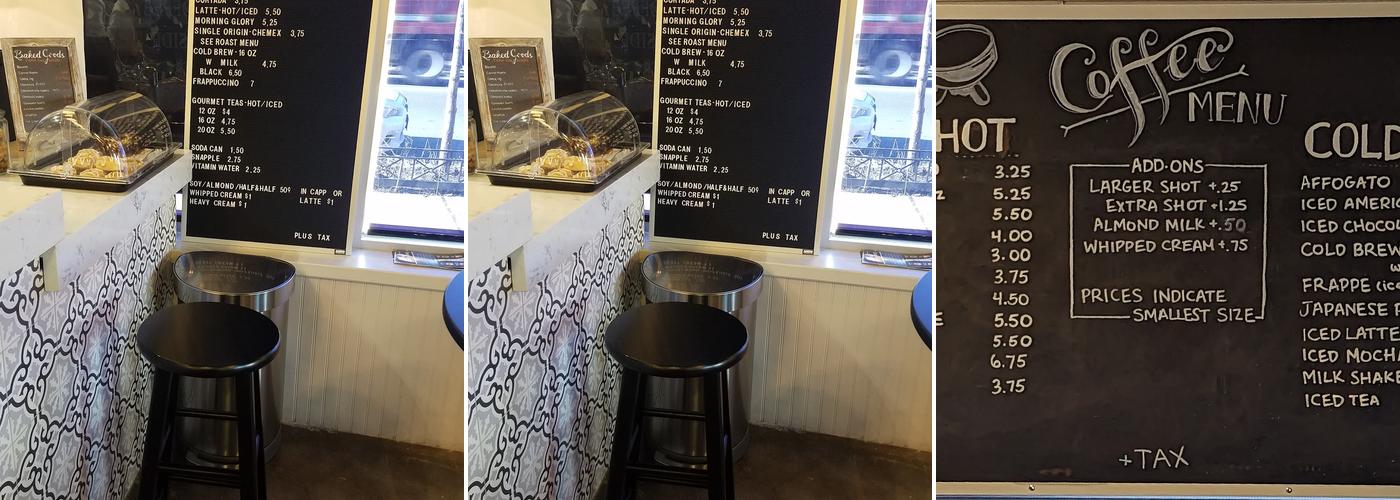 Coffee Redefined Menu