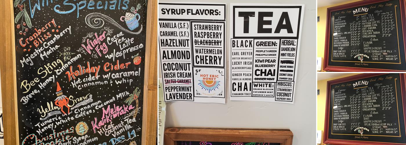 Mountain Java Menu