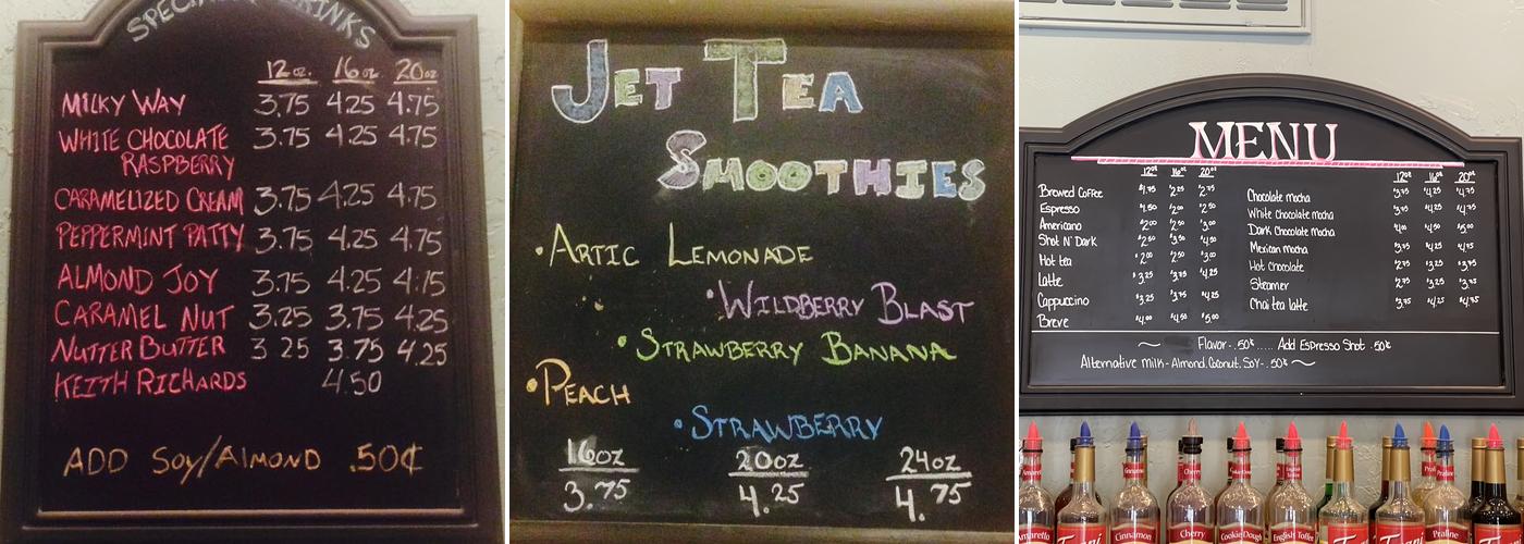 Roadhouse Java Menu