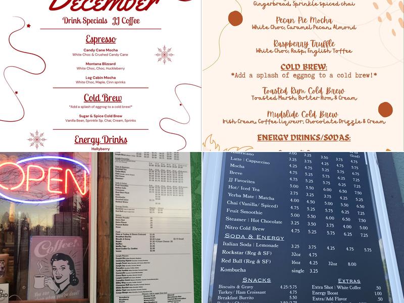 JJ Coffee Co - South (Java Jungle) Menu