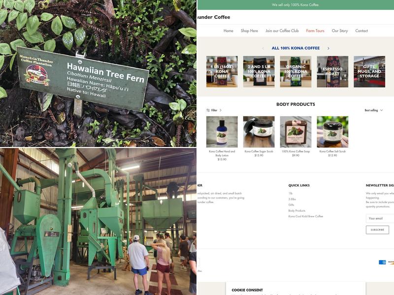 Mountain Thunder Coffee Plantation Menu