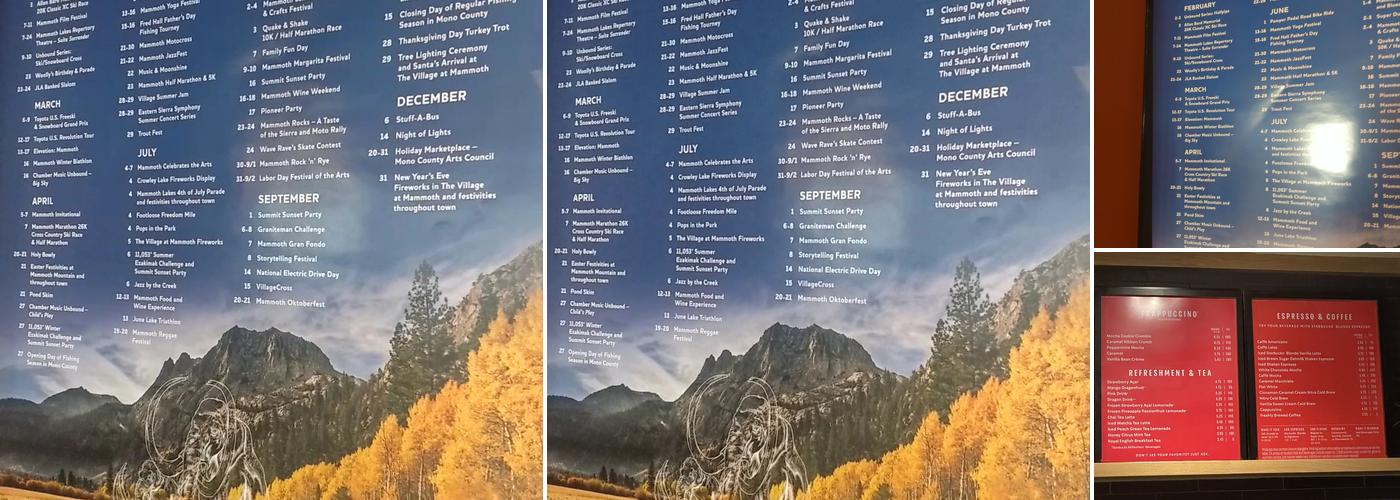 Starbucks Menu