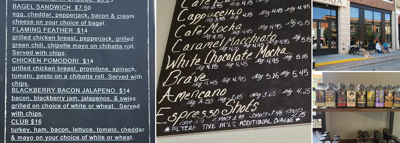 Perkatory Coffee House Menu