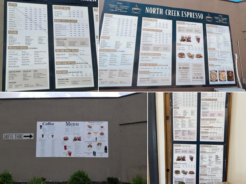 Robinson Roast Coffee Co. Menu