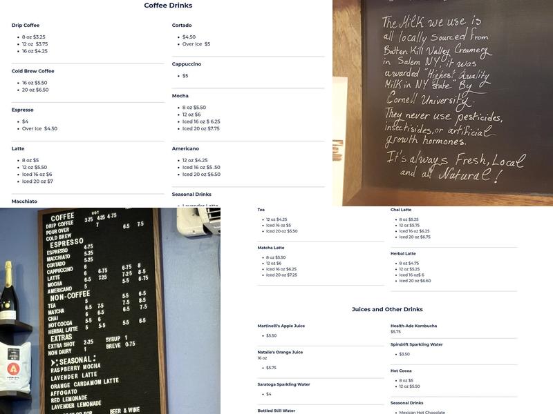 Absolute Coffee Menu