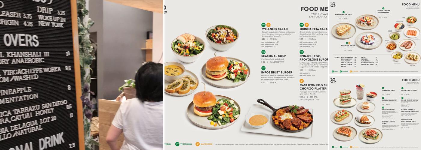 Coffee Project New York | Fort Greene Menu