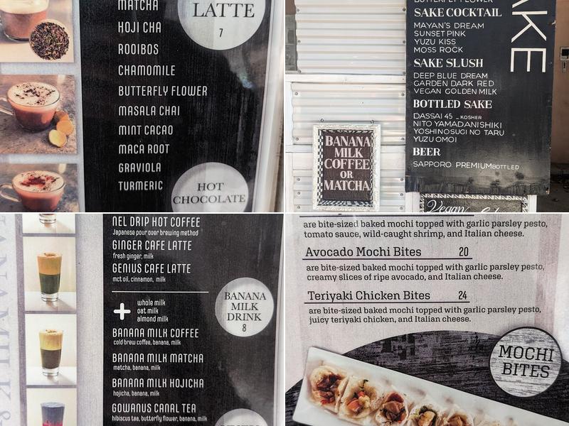 MIRROR tea house Menu