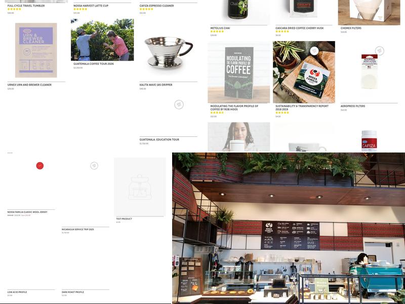 Nossa Familia Coffee Menu