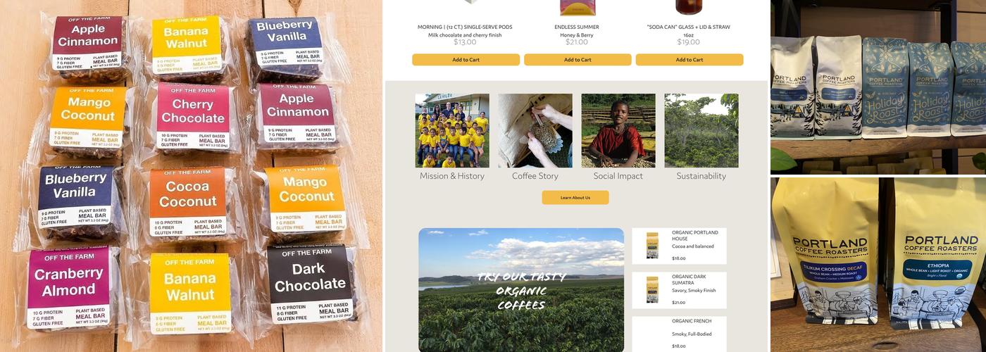 Portland Coffee Roasters Menu