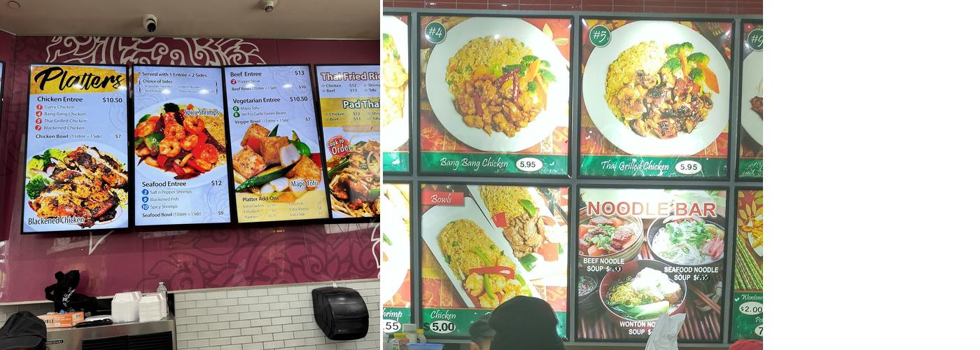 Ruby Thai Kitchen Menu