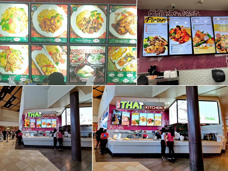 Ruby Thai Kitchen Menu