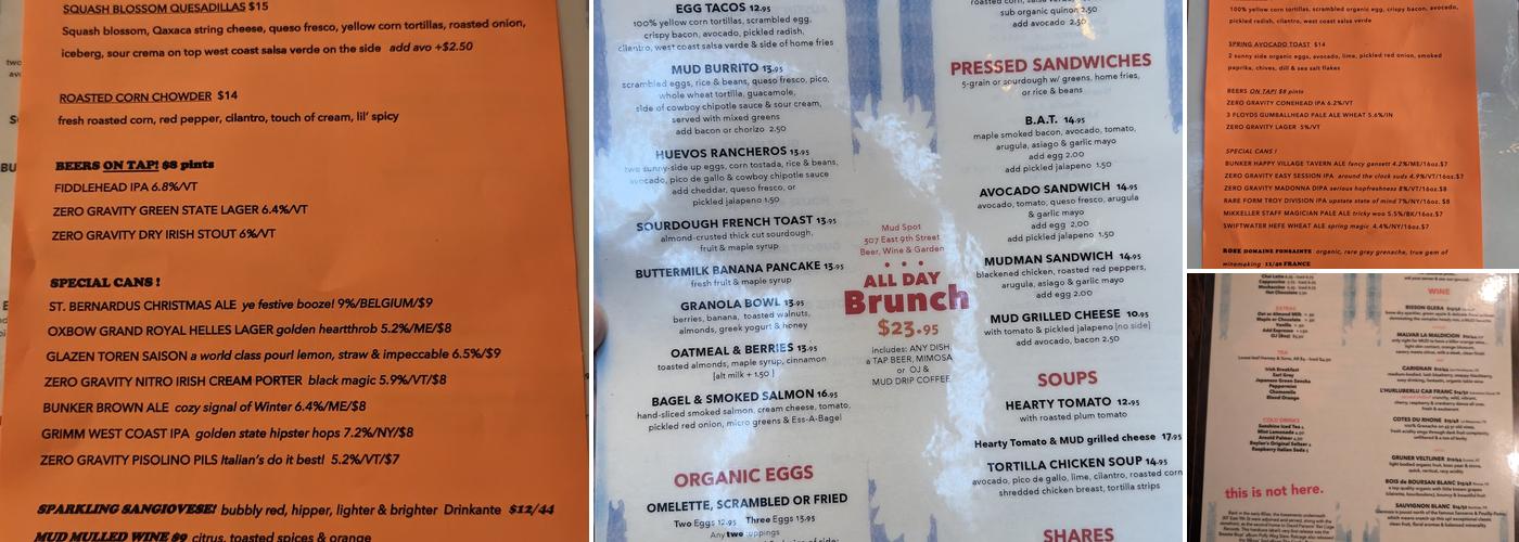 MUD SPOT aka MUD Menu