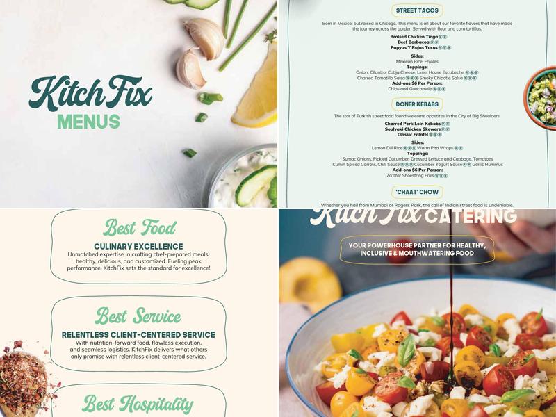 Kitchen and Online HQ for Kitchfix Menu