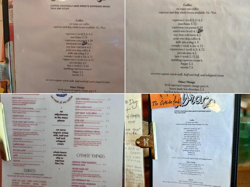 Abraço Menu