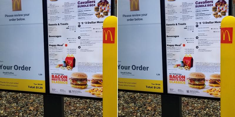 McDonald's Menu
