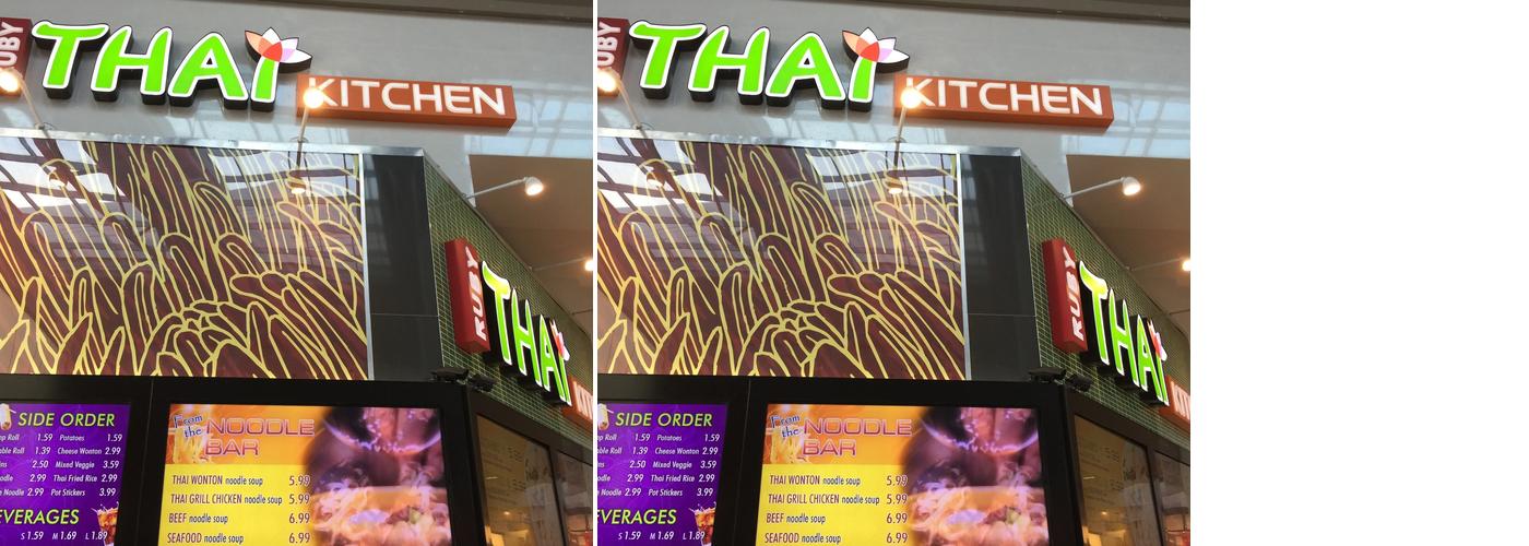 Ruby Thai Menu