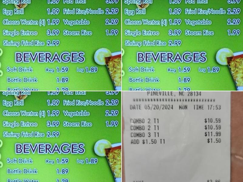 Ruby Thai Kitchen Menu