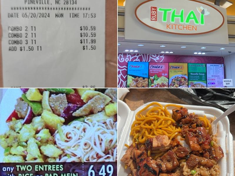 Ruby Thai Kitchen Menu