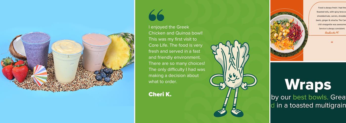 CoreLife Eatery Menu