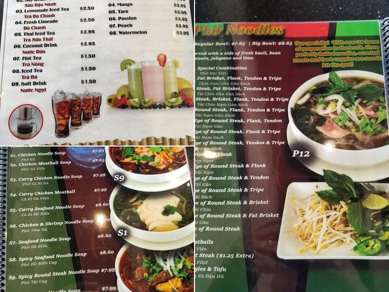Pho Texas, Pho & Boba Texas LLC Menu