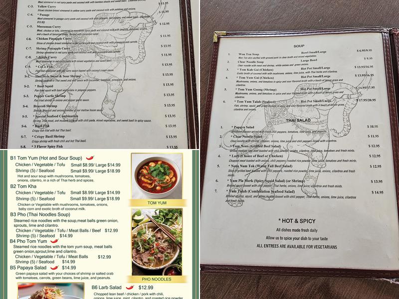 Thai Garden Menu