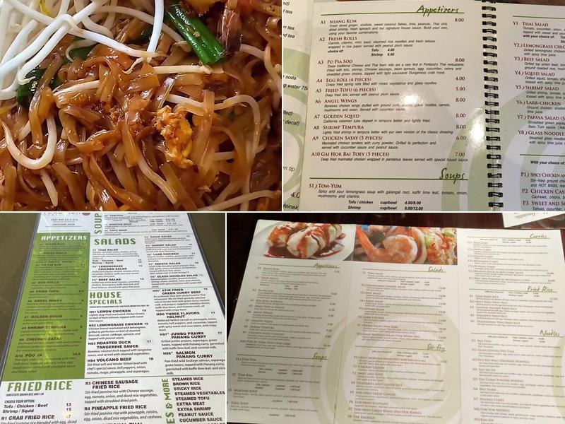 Red Onion Thai Cuisine Menu