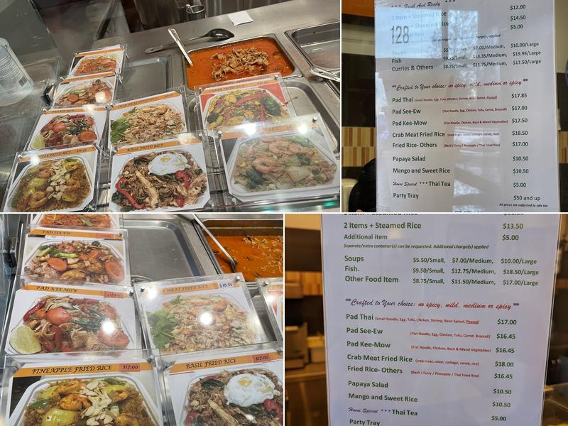 Thai Elephant Express Menu