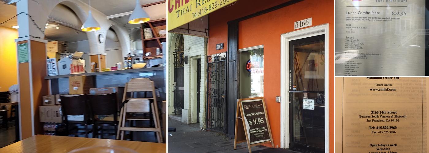 Chili Cha Cha 2 Menu