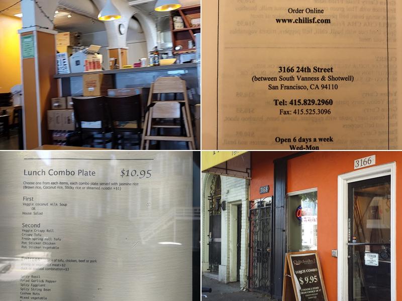 Chili Cha Cha 2 Menu