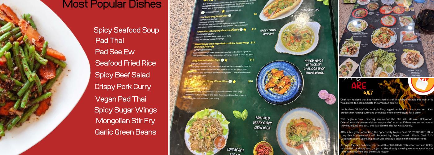 Spicy Sugar Thai Long Beach Menu