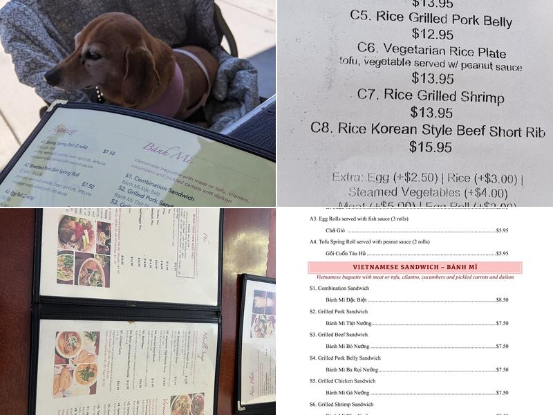 Bayhill Vietnamese Bistro Menu