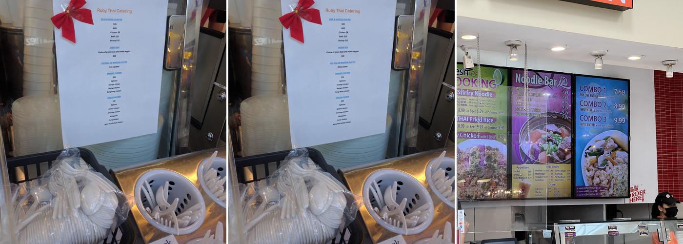 Ruby Thai Kitchen Menu