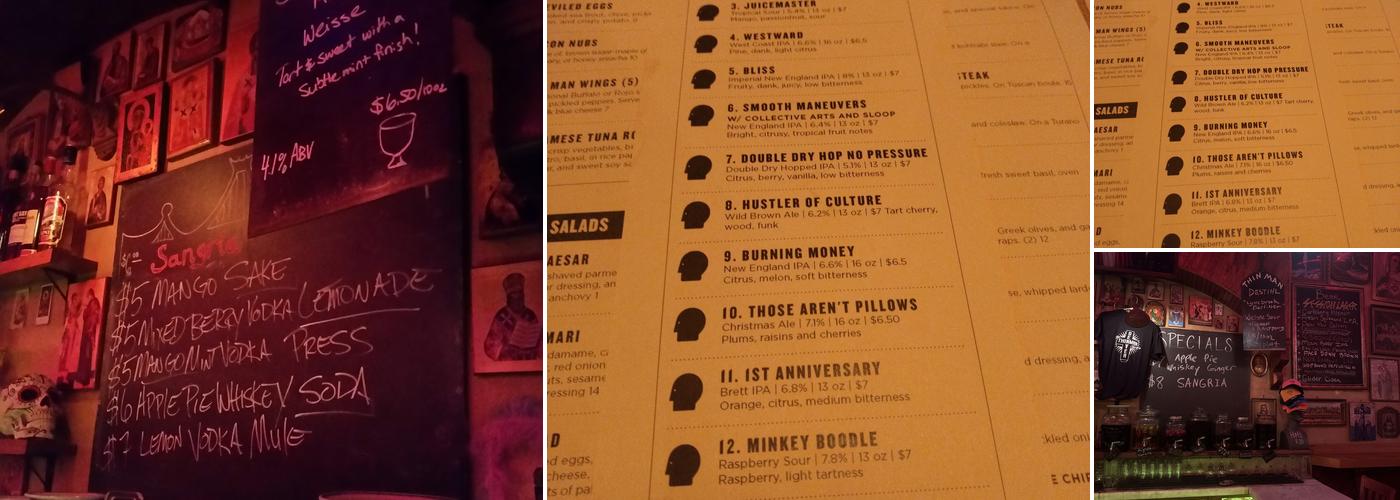 The Thin Man Menu