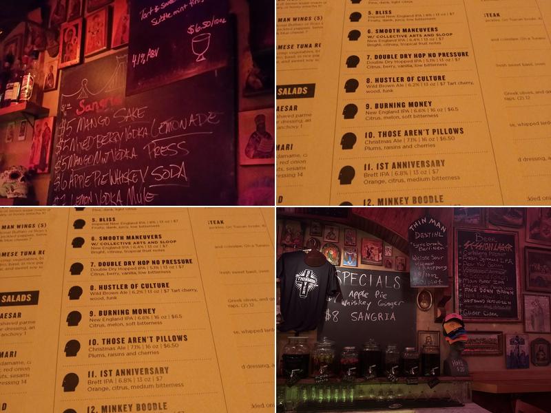 The Thin Man Menu